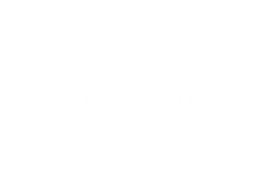 Fresh Start Text Graphic on Transparent Background