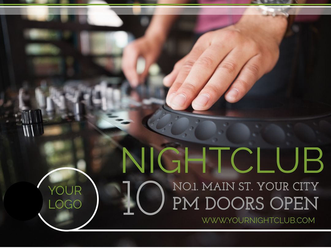 DJ Mixing Beats in Nightclub for Ultimate Nightlife Experience