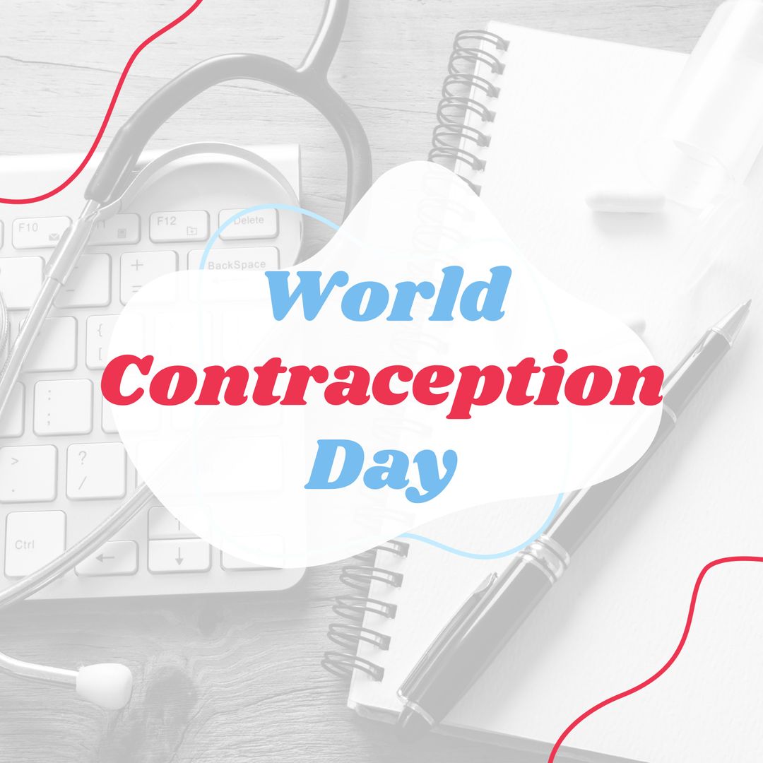 World Contraception Day Campaign with Desk Items