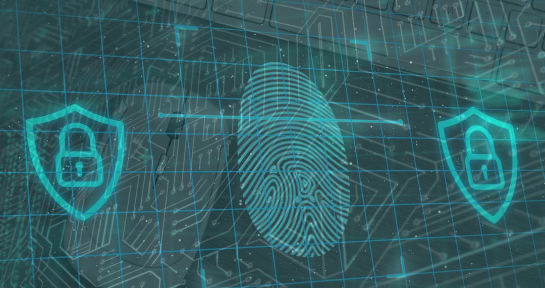 Futuristic Digital Fingerprint Verification Technology