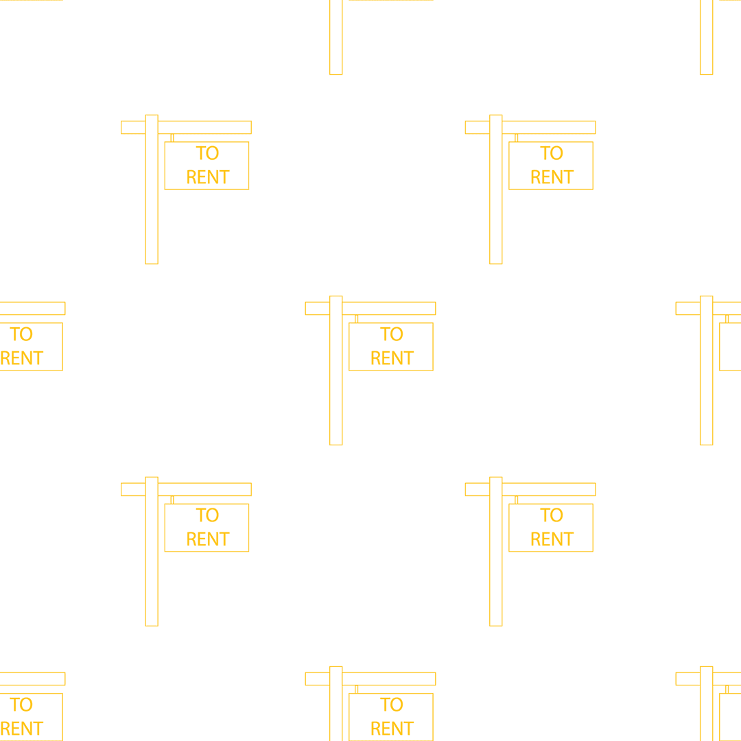 Vector to Rent Sign Illustration Pattern Transparent Background