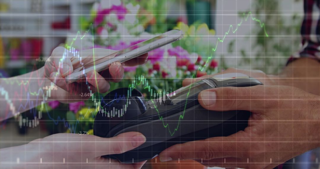 Contactless Smartphone Payment with Financial Data Overlay