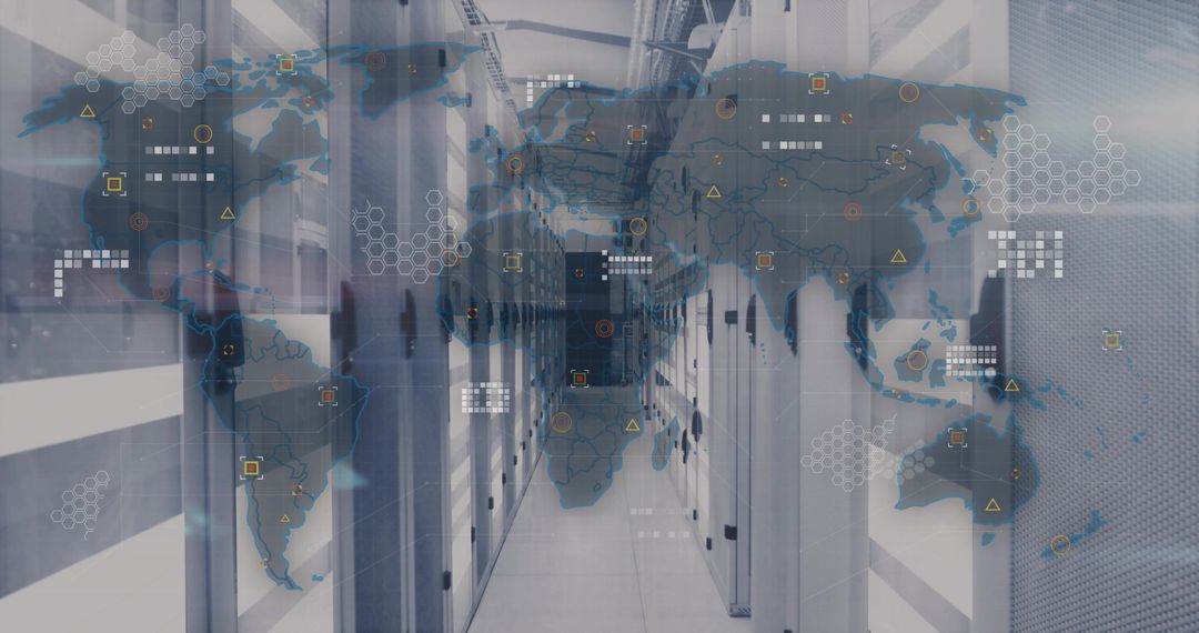 Data Center Networking with Global Cybersecurity Interface