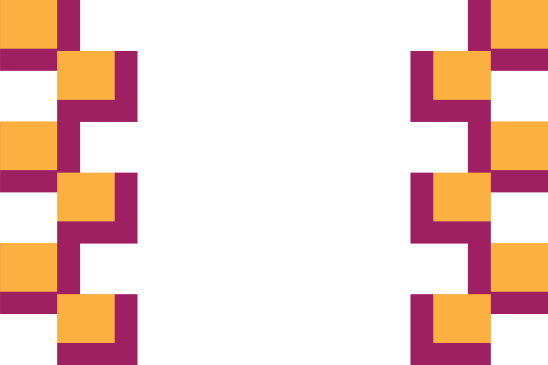 Transparent Geometric Pattern Pink and Yellow Squares