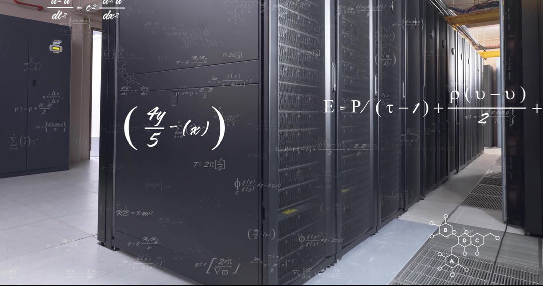 Digital Data Flow and Processing in Modern Server Room