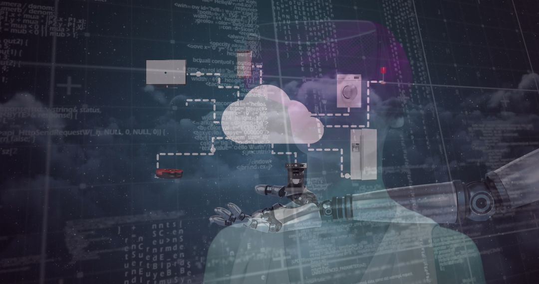 Futuristic Technology Integration with AI and VR