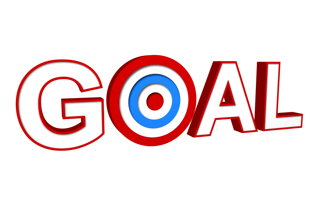 Silhouette with a Transparent Target Goal and Ambition Illustration