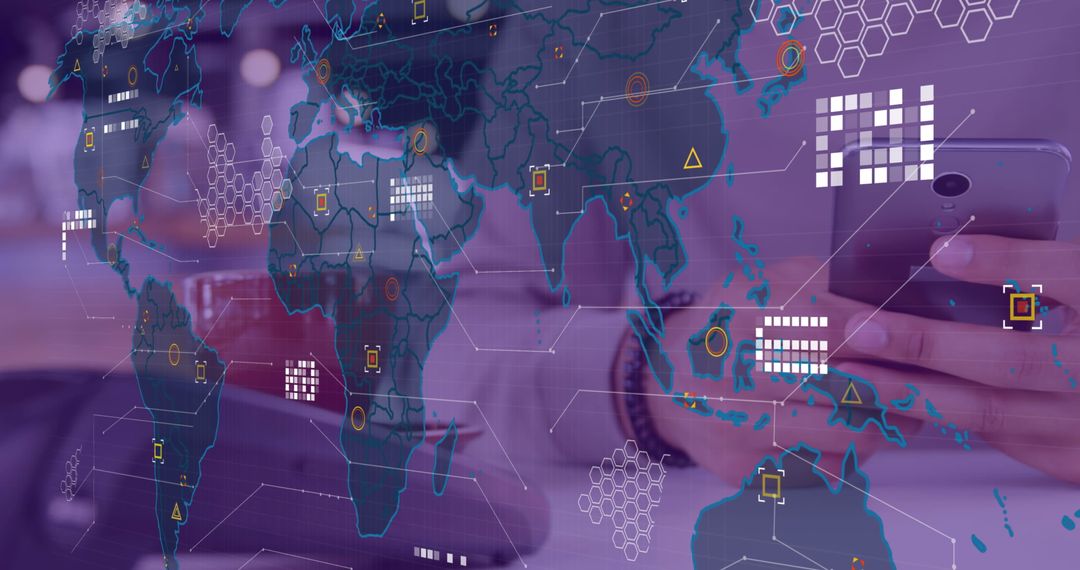 Digital Finance Technology and Global Transactions Concept