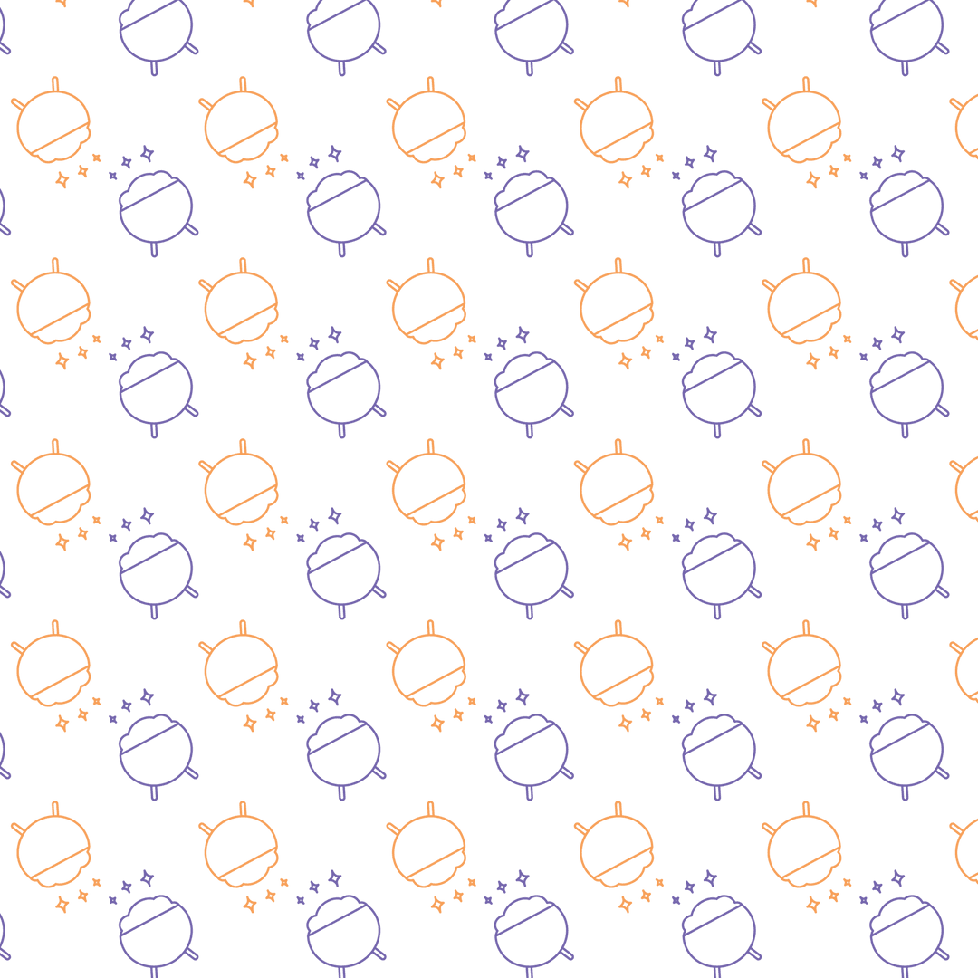 Seamless Geometric Shapes Pattern Design Transparent Background