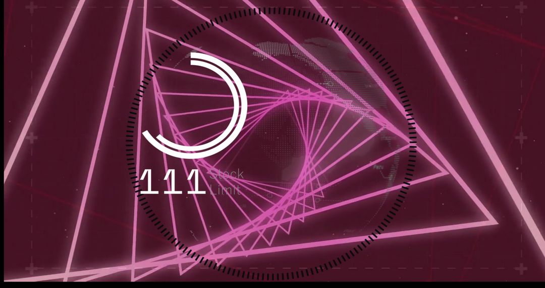 Abstract Neon Data Processing in Digital Interface