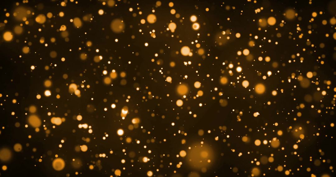 Abstract Glowing Bokeh Effect on Dark Background