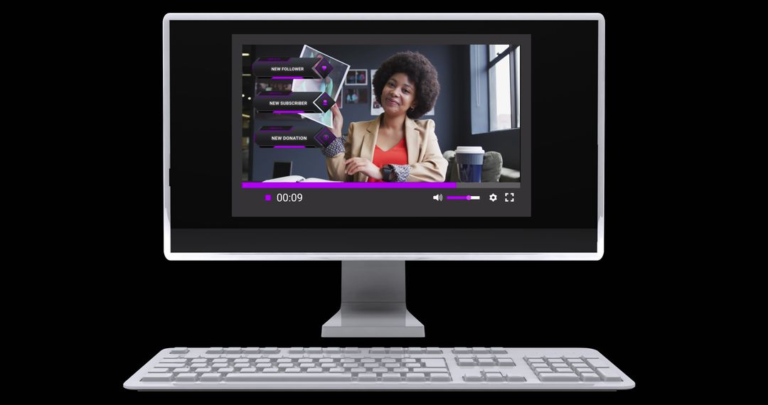 Online Vlogger Live Streaming Social Media Channel