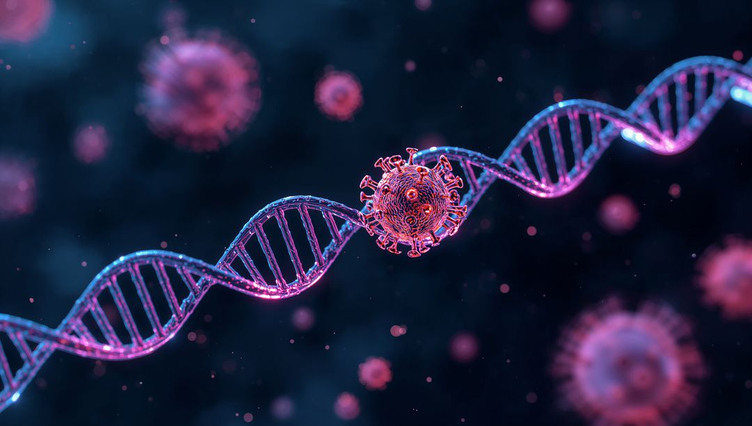 DNA Sequence Intersecting Virus in Molecular Background