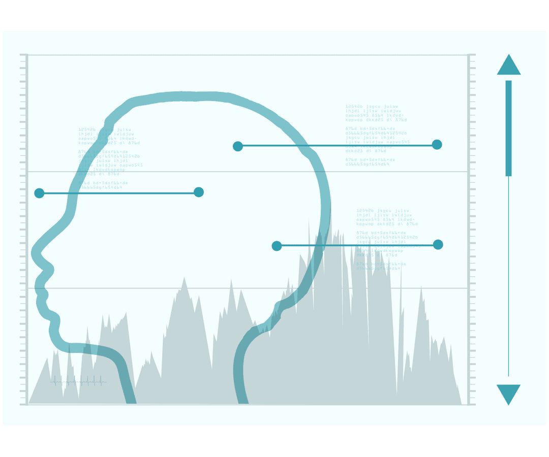 Transparent Head with Mental Process Indicators