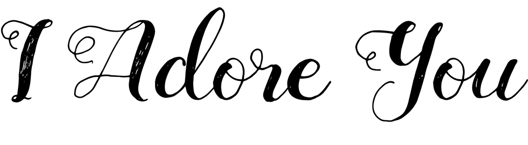 Elegant Valentine's Day Text with Transparent Background