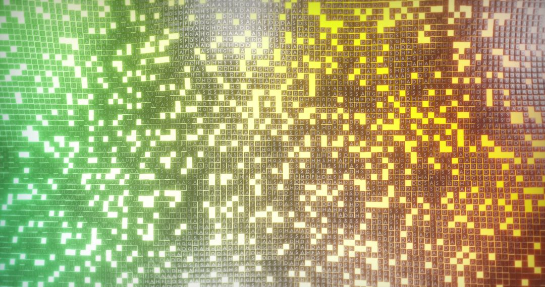 Dynamic Colorful Digital Tile Pattern