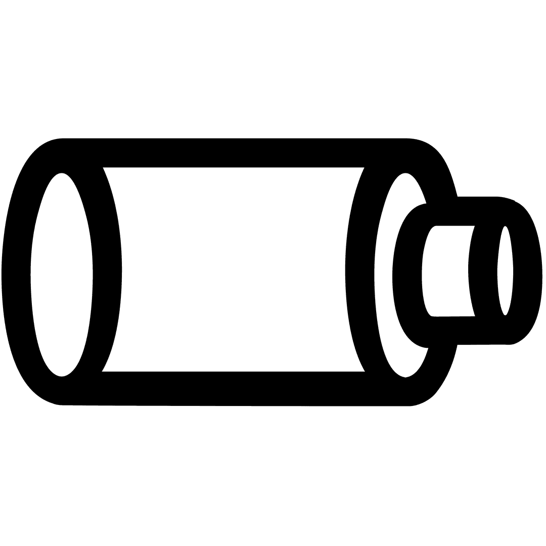 Transparent Battery Icon for Power and Electricity Concepts
