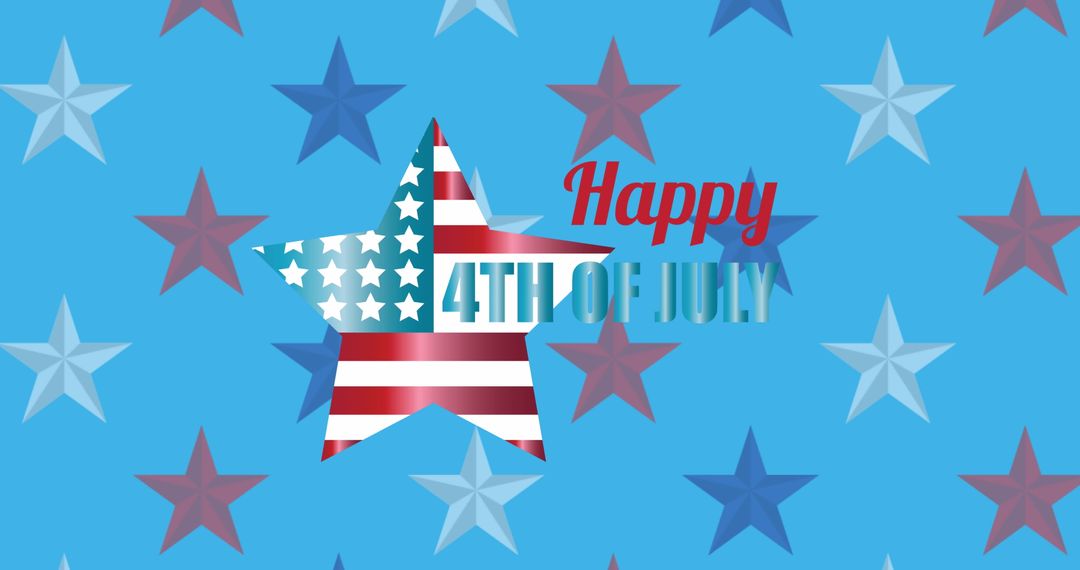Festive 4th of July Celebration Greeting Card Design