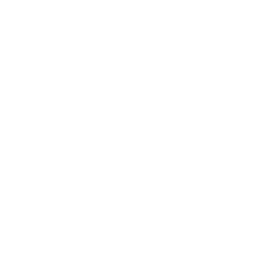 Transparent Pattern of White Abstract Shapes on Clear Background