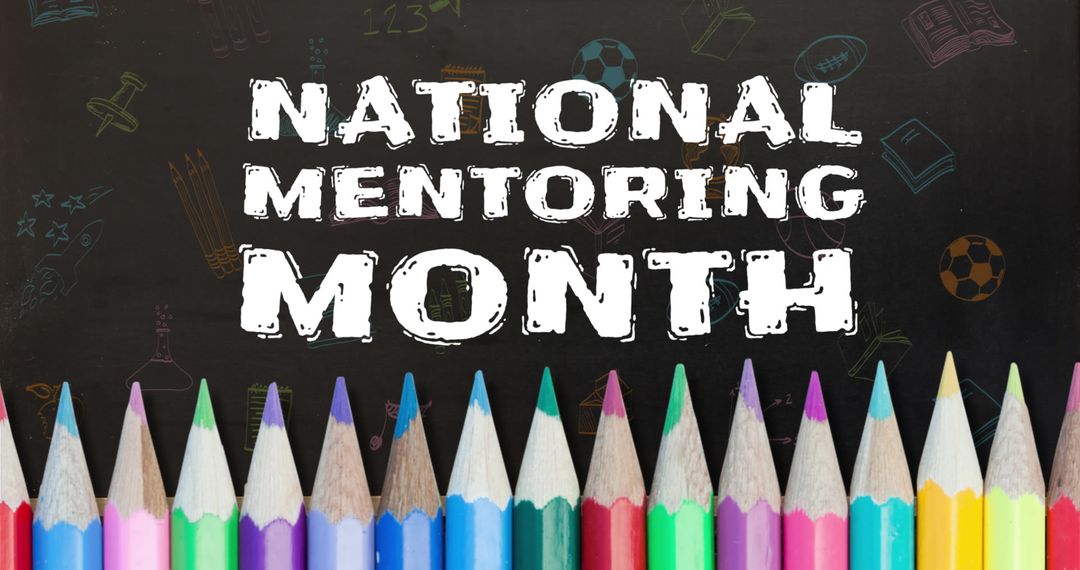 National Mentoring Month Celebration with Educational Graphics