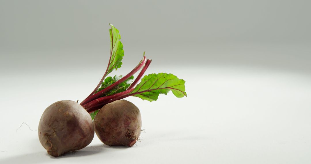 Fresh Beetroots with Leaves on White Background - Free Images, Stock Photos and Pictures on Pikwizard.com