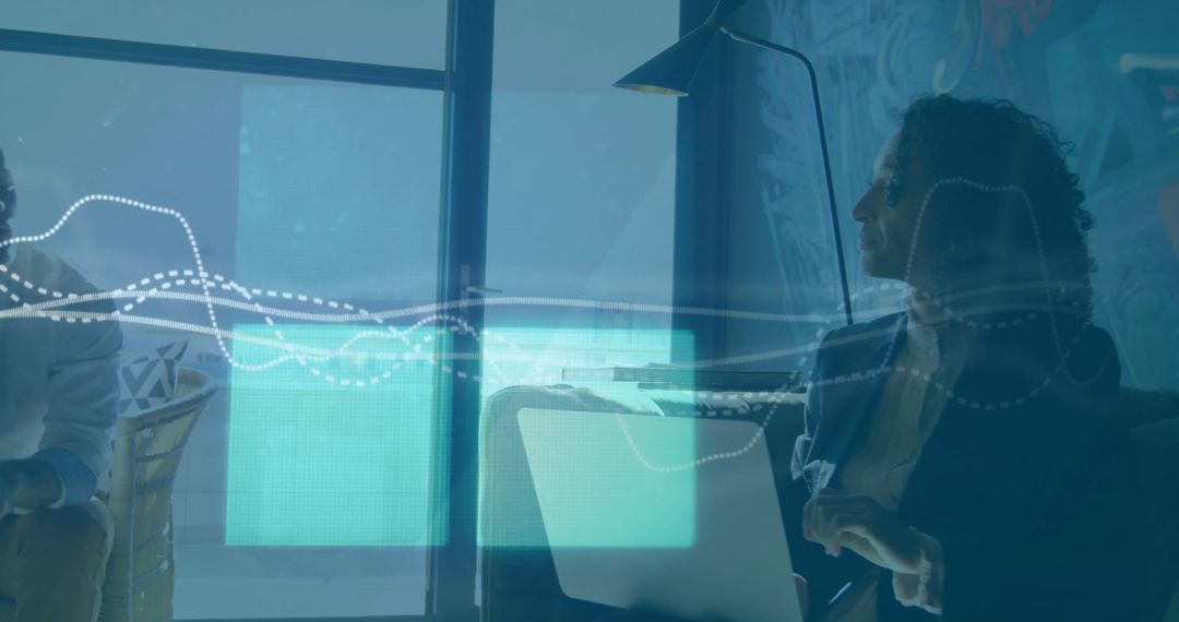 Collaborative Business Strategy and Analysis in Modern Office