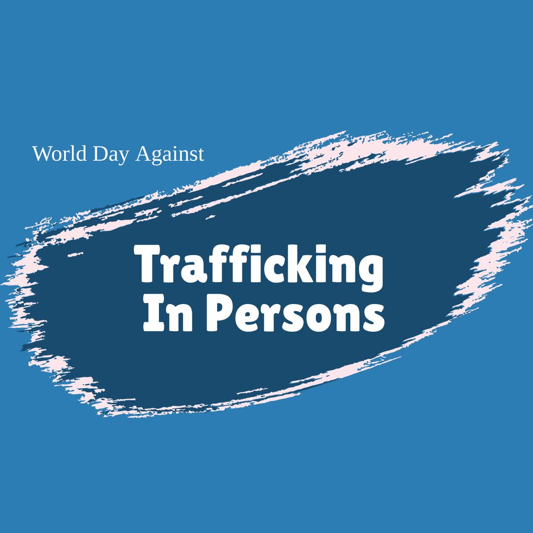 World Day Against Trafficking in Persons Awareness Illustration