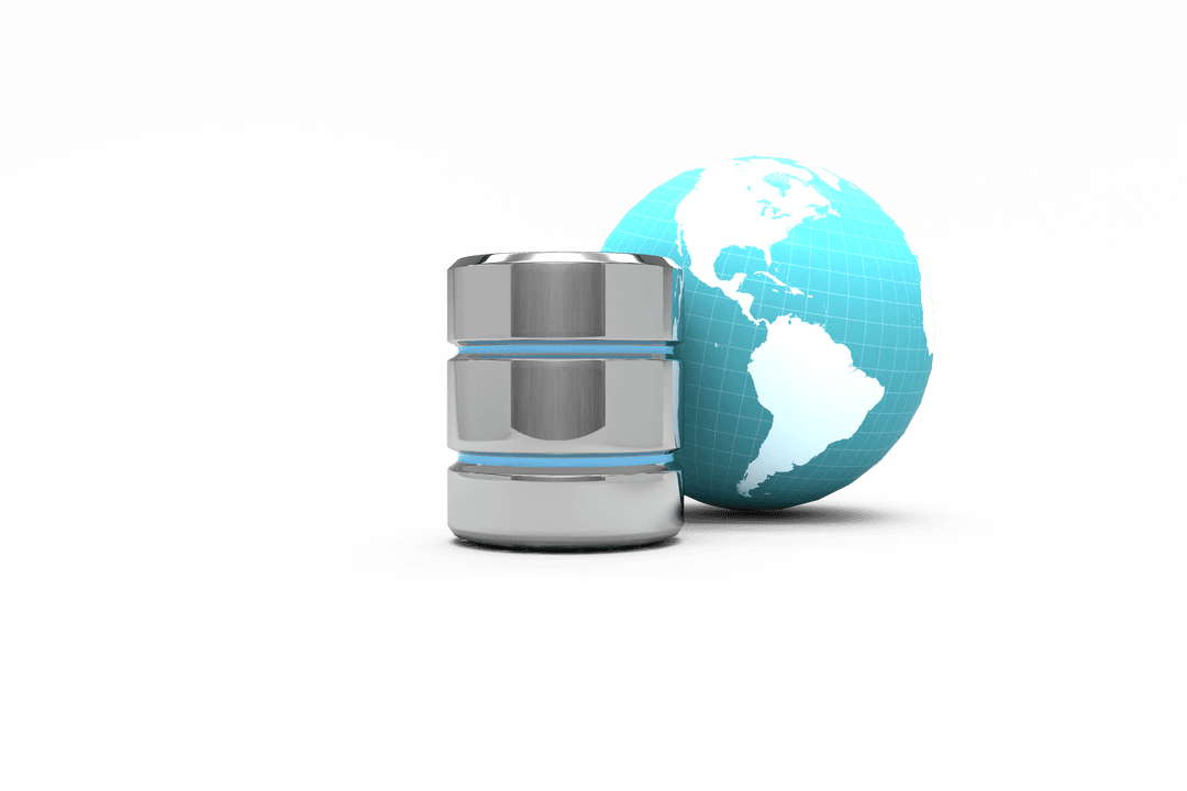 Global Data Technology with Transparent Running Server Icon Design - Download Free Stock Images Pikwizard.com