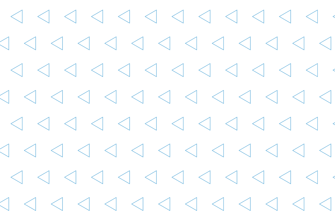 Blue Triangles Pattern on Transparent Background Vector Illustration