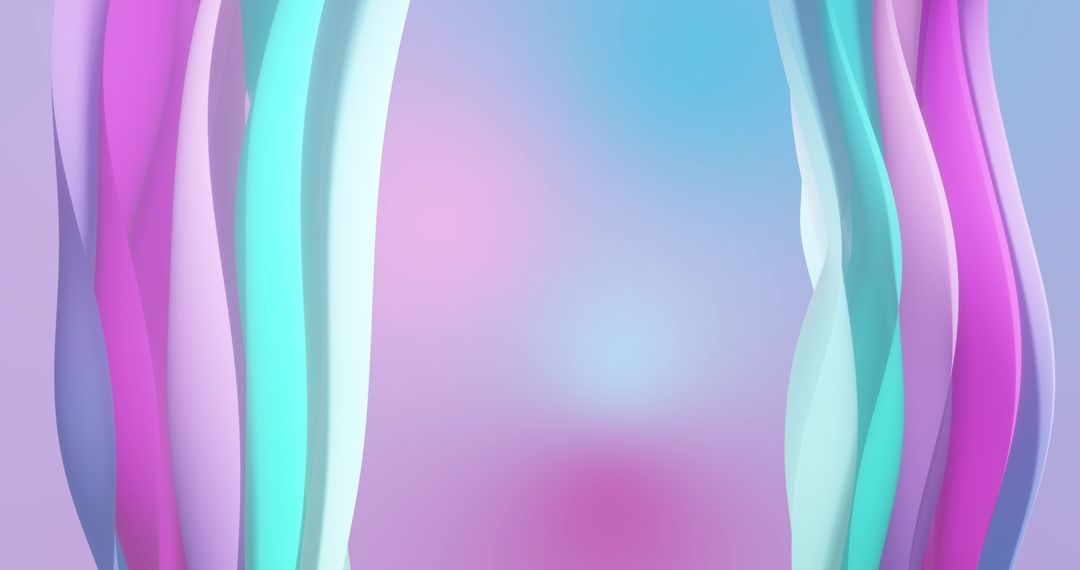 Vibrant Wavy Gradient Abstract Layer Design