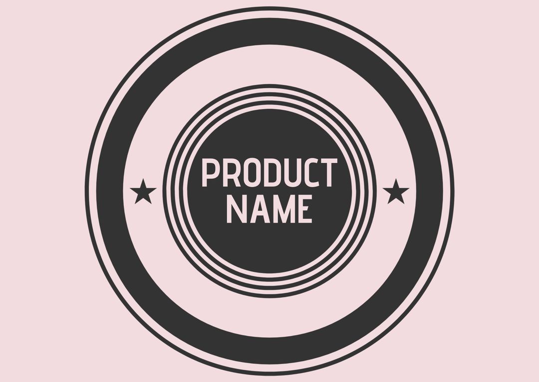 Template for Product Branding with Central Text Feature - Download Free Stock Images Pikwizard.com
