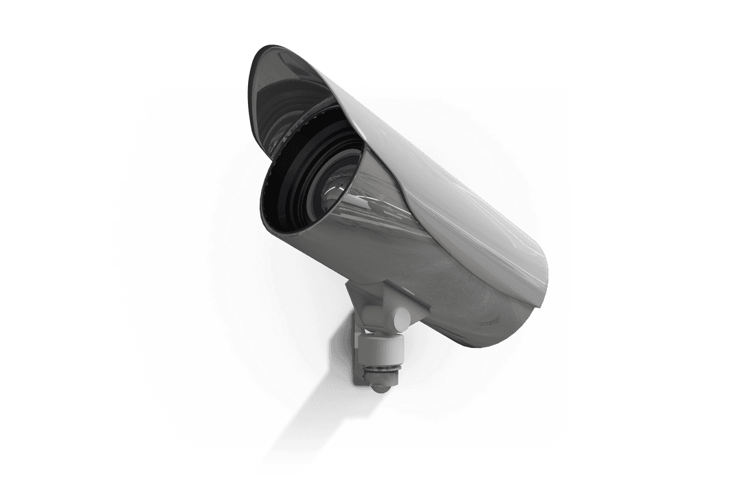 Transparent Background Security Camera Illustration