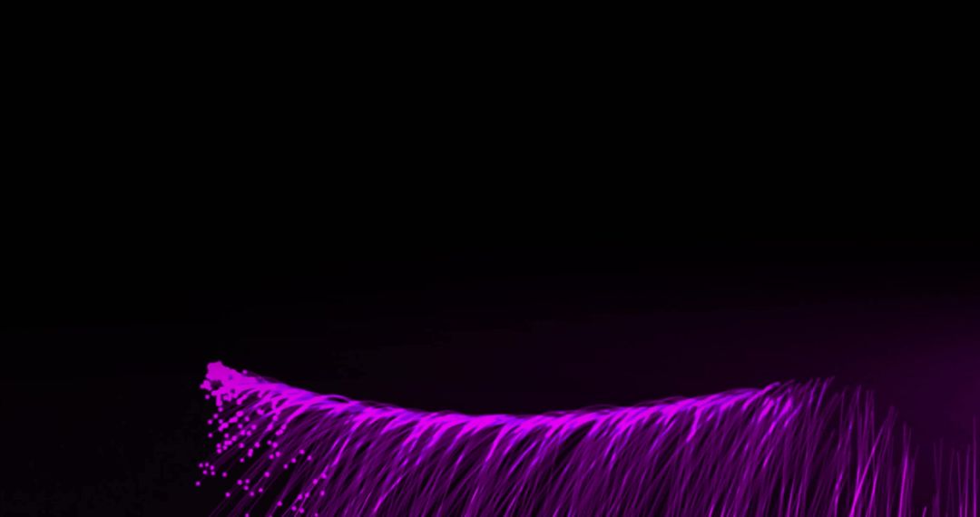 Glowing Purple Light Trails Illustration Displaying Dynamic Movement
