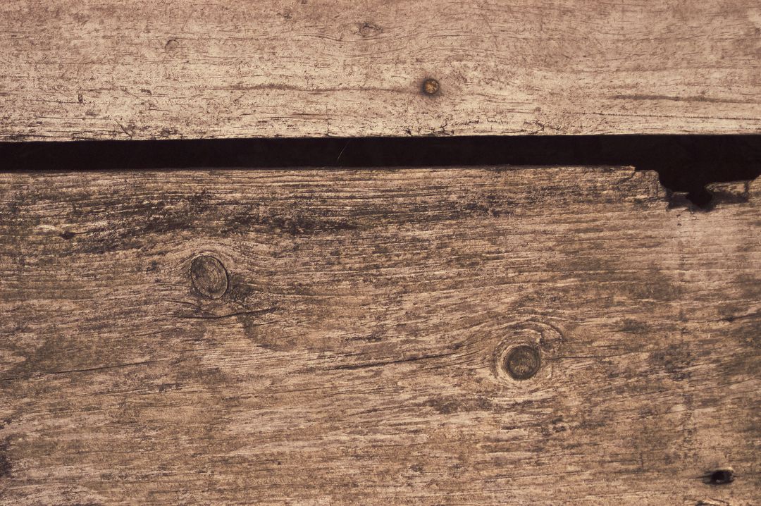 Weathered Wooden Planks with Natural Grain Patterns