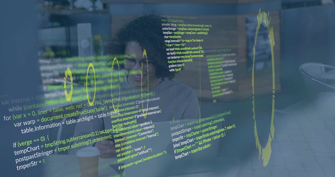 Developer Collaborating Virtually Through Transparent Code Interface
