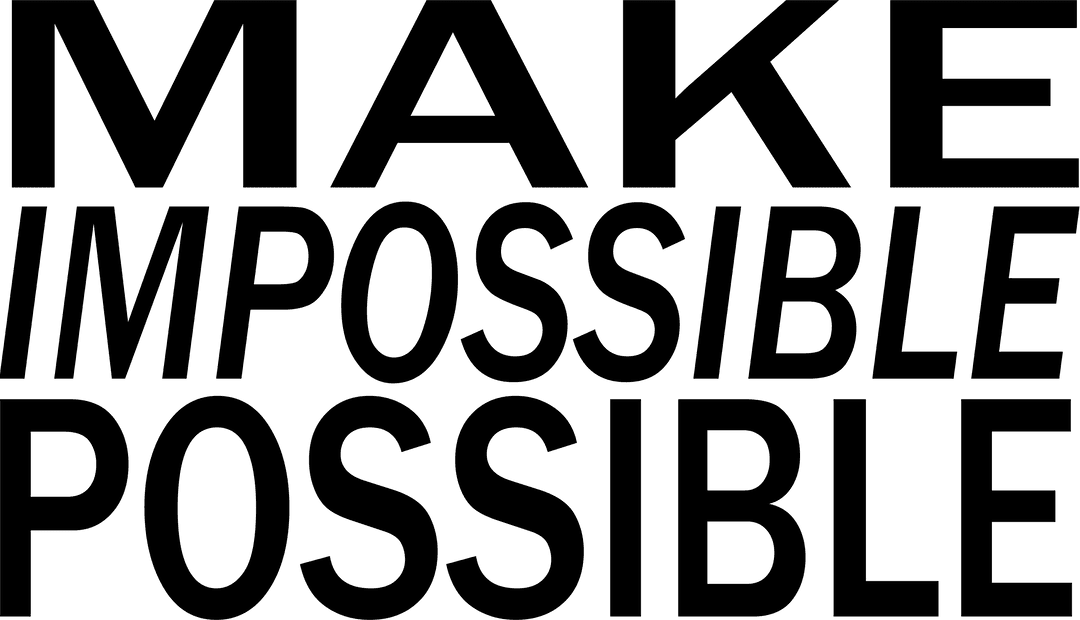 Motivational Words on Transparent Background for Inspiration