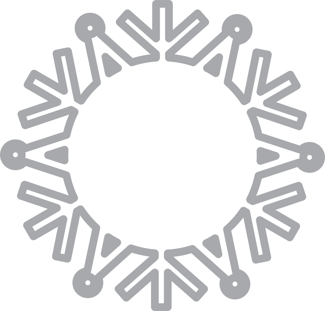 Intricate Grey Snowflake on Transparent Background for Winter Designs