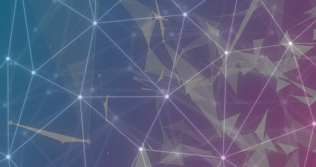 Abstract Geometric Lines Representing Network Connections