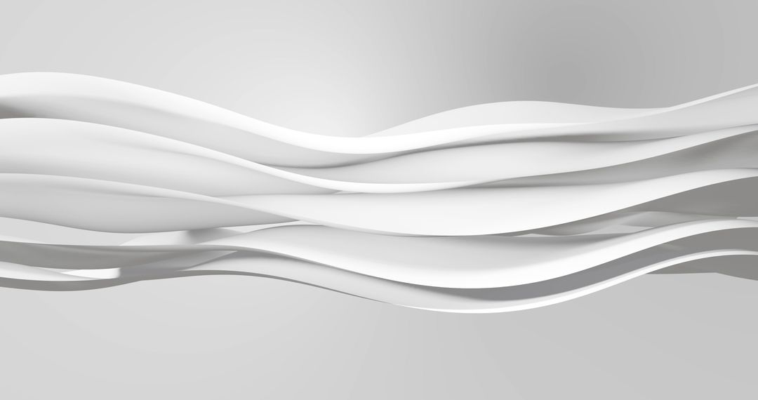 Layered White Waves on Elegant Gradient Background