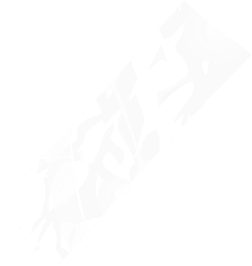 Elegant White Patterned Tie on Transparent Background