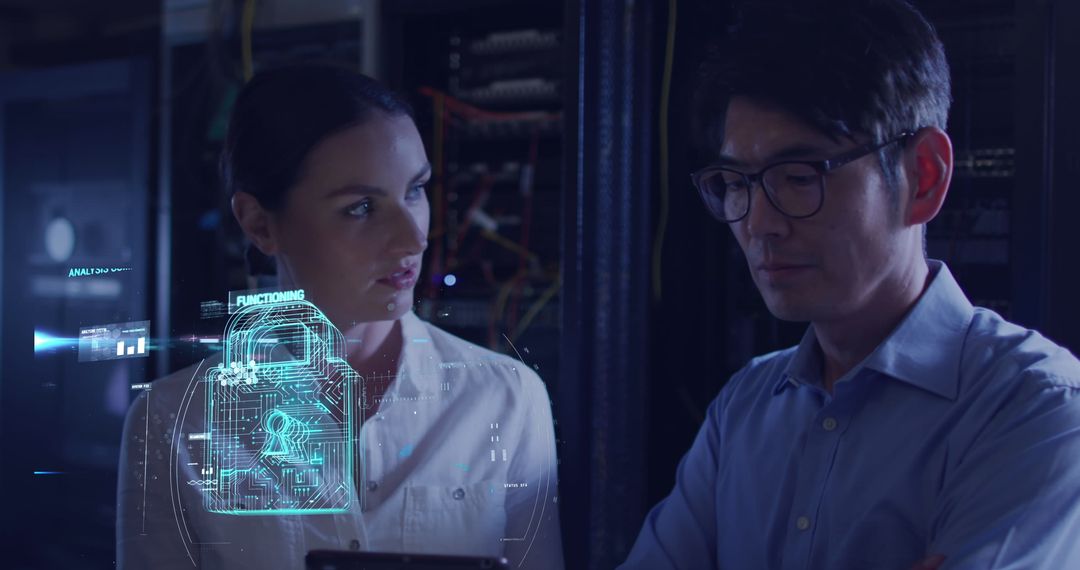 Cybersecurity Collaboration in Modern Server Room