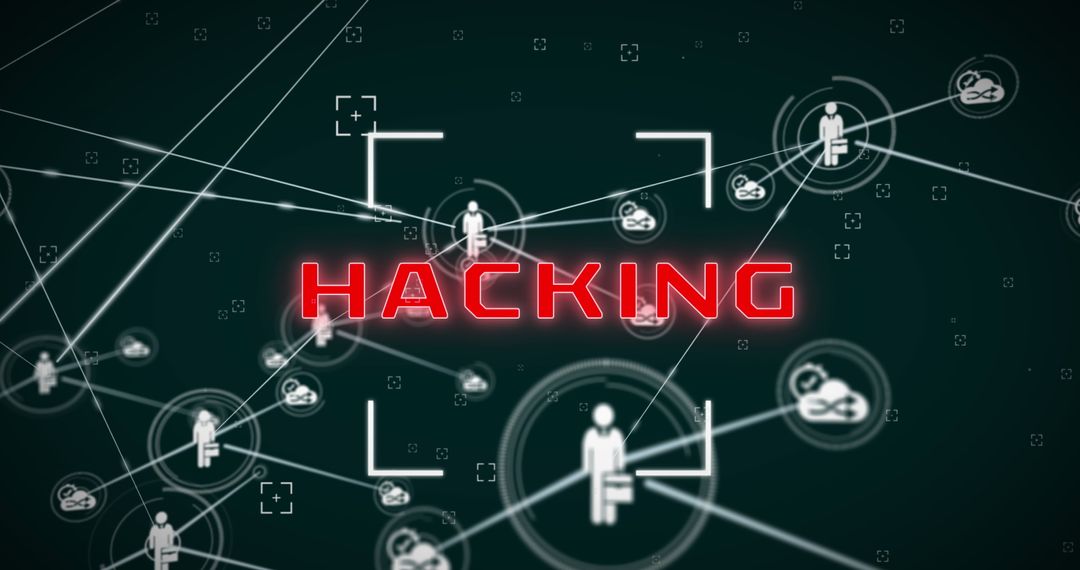 Hacking Visualization with Cybersecurity Icons and Connections