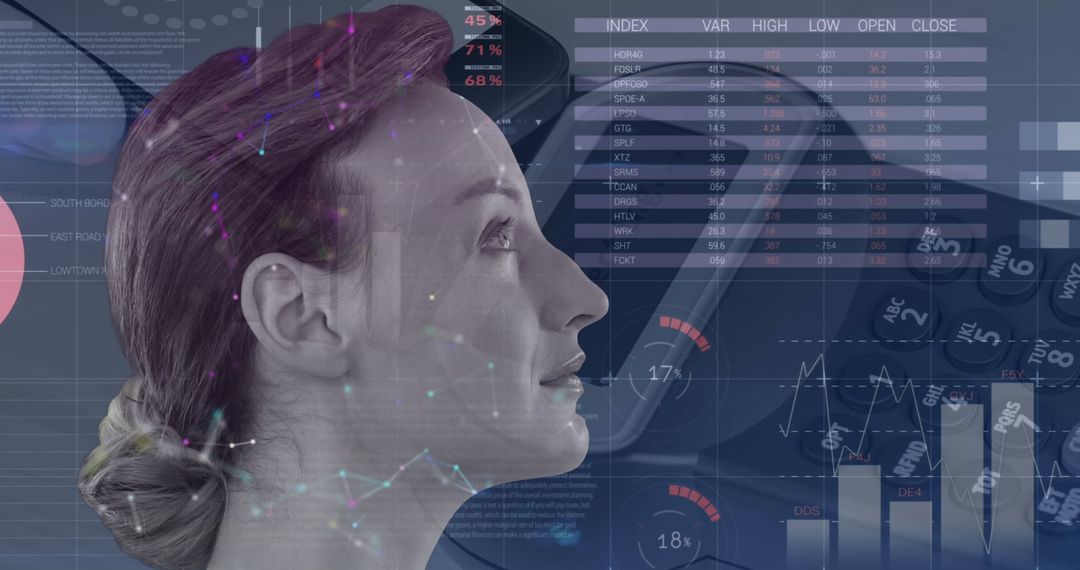 Digital Data Analysis with Woman and Financial Interface