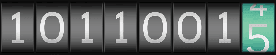 Digital Counter Display with Changing Numbers on Transparent Background - Download Free Stock Images Pikwizard.com