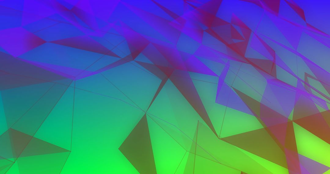 Abstract Geometric Colorful Background with Dynamic Shapes