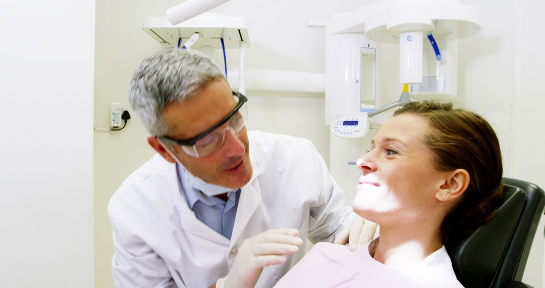 Dentist Examining Patient Teeth During Routine Check-up - Free Images, Stock Photos and Pictures on Pikwizard.com