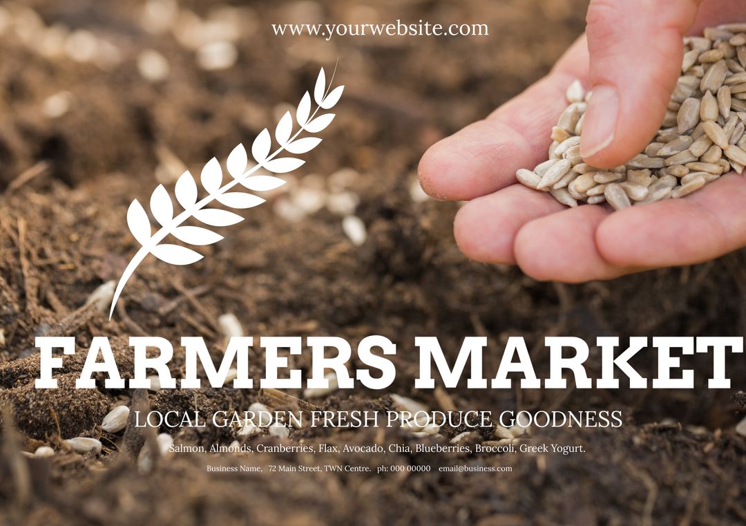 Hand Planting Seeds in Soil Promoting Sustainable Agriculture