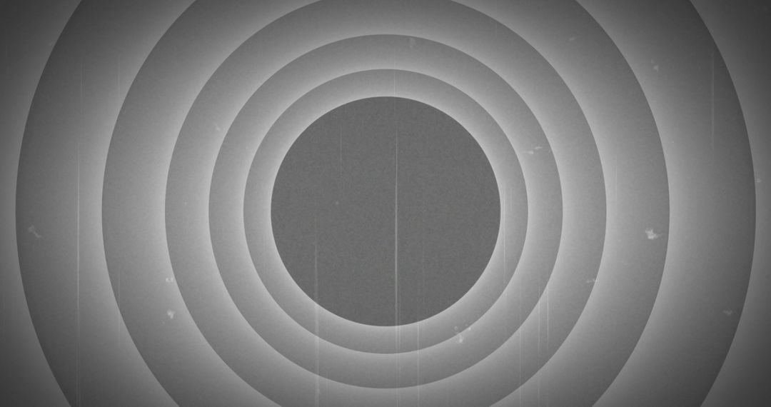 Image of tunnel of black and white colored circles with vintage film - Free Images, Stock Photos and Pictures on Pikwizard.com