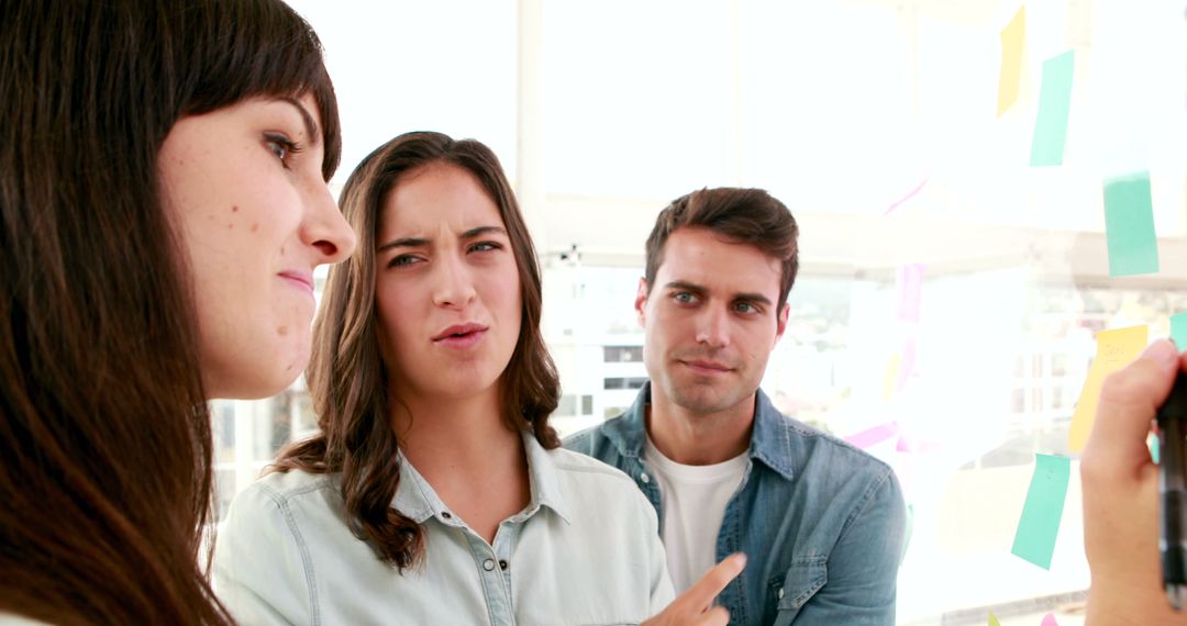 Team Collaboration and Brainstorming in Creative Office