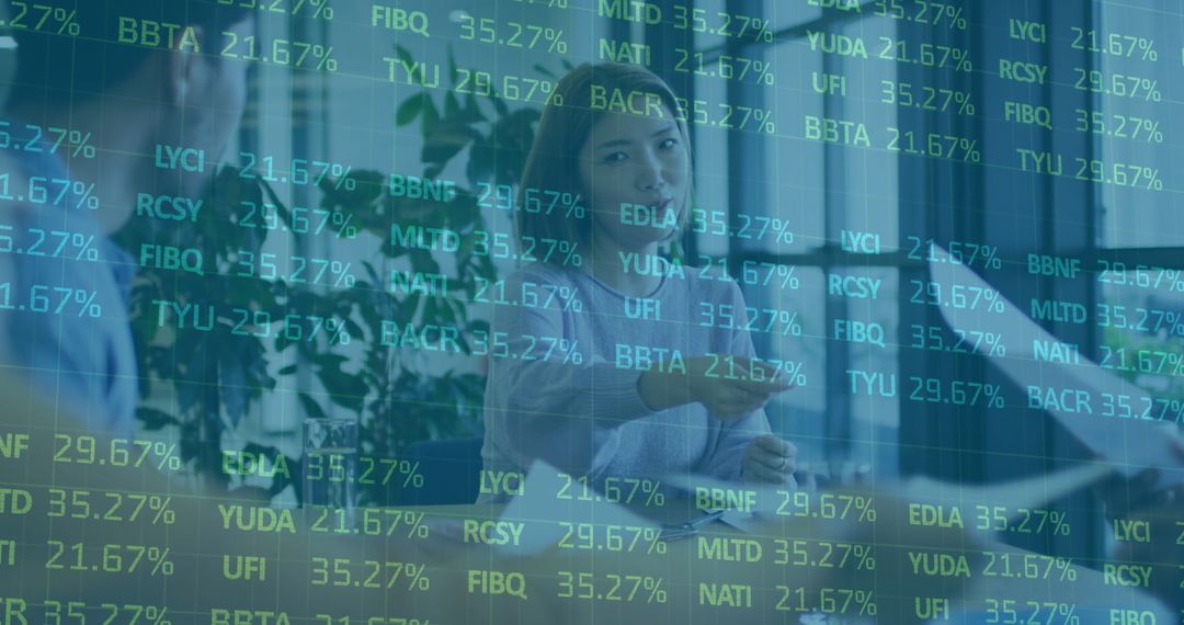 Collaborating in High-Tech Financial Environment with Digital Data Overlay